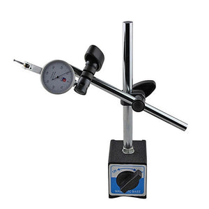 Magnetic Base Holder With Double Adjustable Pole For Dial Indicator Test Gauge Tool