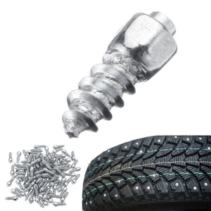 100PCS Universal Car Tire Stud Screw Non-slip Metal Snow Ice Spikes Racing Track