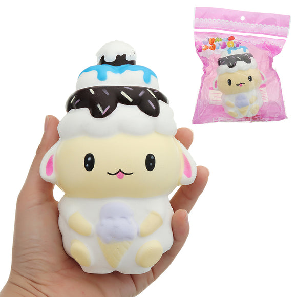 Ice Cream Sheep Squishy toy 10*15cm 71G Slow Rising With Packaging Collection Gift Soft Toy