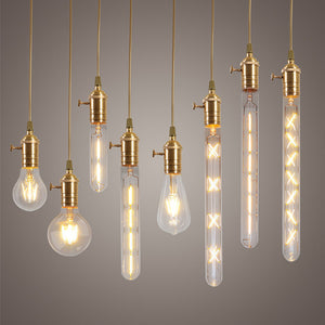 Dimmable E27 LED Edison COB Bulbs Retro Classic Filament Retro Globe Christmas Lighting AC220V