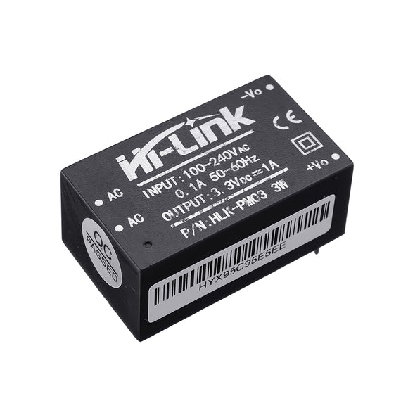 HLK-PM03 AC 100-240V to DC 3.3V 3W AC-DC Isolated Switching Power Supply Module Power Step Down Buck Regulator