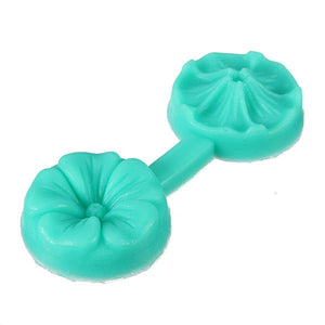 Silicone Dual Side Printing Flower Cake Mold Sugar Cake Decorating Mould