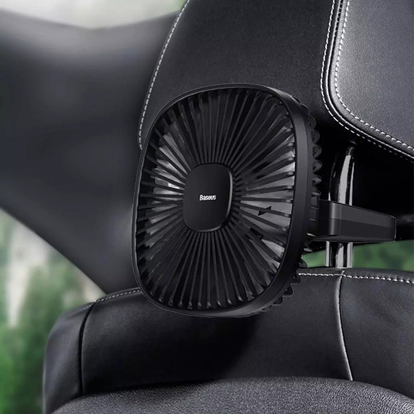 Baseus 5V Magnetic Suction Car Fan Rear Seat Air-Cooled Adjustable Low Noise