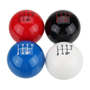 M16X1.5 6 Speed Round Ball Gear Shift Knob Short Throw Shifter Lever Universal
