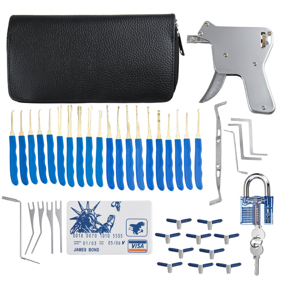 41Pcs/45Pcs Unlocking Set Tools Lock Practice Lock Tool Kit