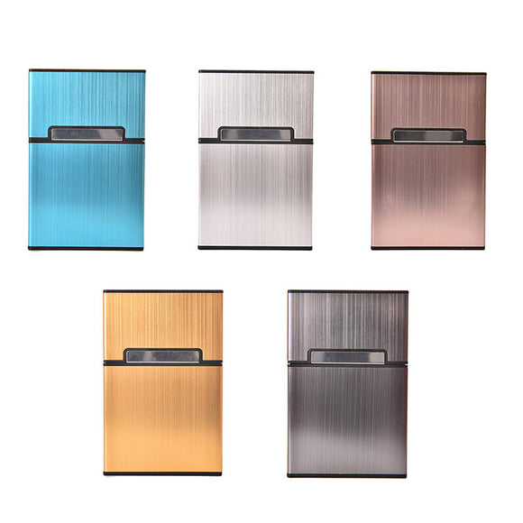 Honana NB-CB016 Light Weight Aluminum Alloy Cigarette Case 5 Colors Tobacco Smoking Storage Box