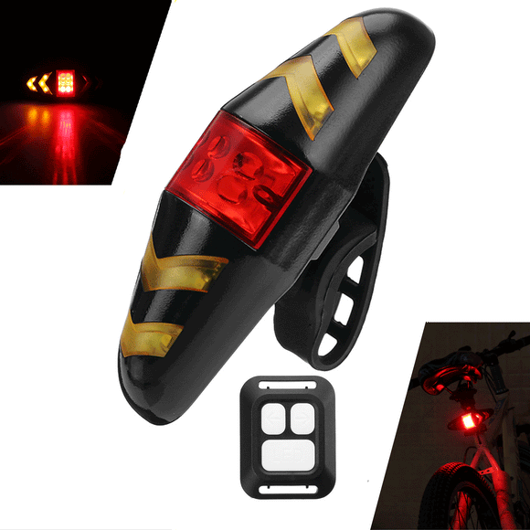 XANES STL05 LED 6 Modes Wireless Remote Control Turn Bike Taillight 500mAh USB Rechargeable Light
