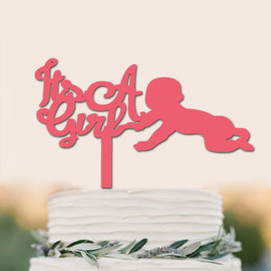 Acrylic Celebrate The Birth Of The Baby To Insert The Cake Wedding Cake Decoration