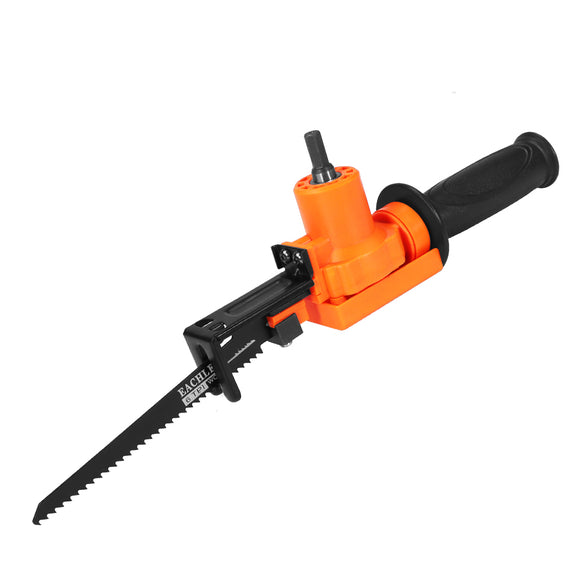 HILDA Reciprocating Saw Attachment Adapter Change Electric Drill Into Reciprocating Saw for Wood Metal Cutting