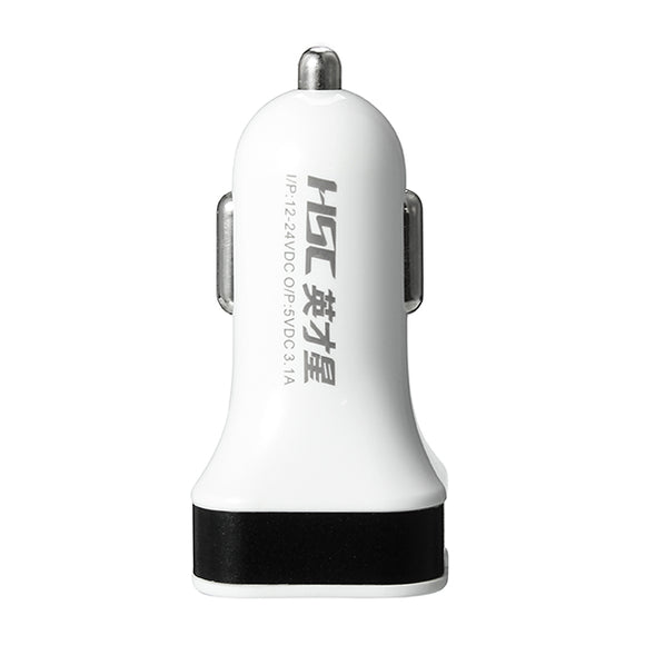 3.1A Power Dual USB Car Charger Mobile Phone Charger for YC-150