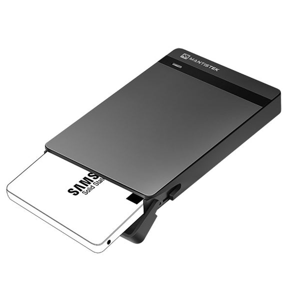 MantisTek Mbox2.5 USB 3.0 SATA III HDD SSD Hard Drive Enclosure External Case Support UASP