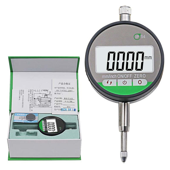 IP54 Oil-proof Digital Micrometer 0.001mm Electronic Micrometer Metric/Inch 0-12.7mm /0.5Precision Dial Indicator Gauge Met