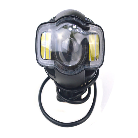 DC9-85V 20W 2000lm Motorcycle LED Hung-out Headlight With USB Charger Lamp