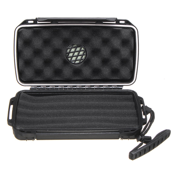 5 Cigar IP68 Waterproof Humidor Cigarette Case Box Dust-proof Shockproof Outdoor Travel