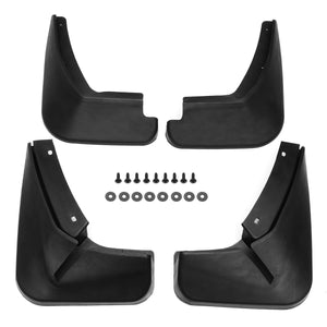 4Pcs Front Rear Car Mudguards Splash Fender For Ford Fiesta 4-door Sedan 2009-2012