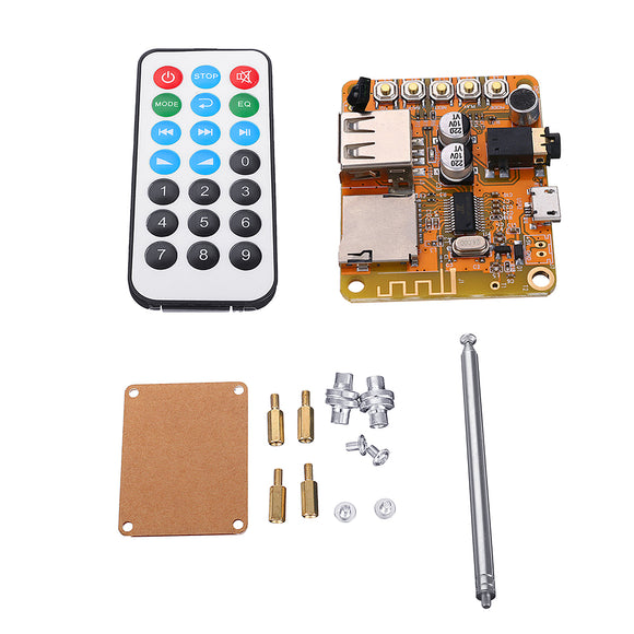 USB Wireless Bluetooth 4.2 Audio Speaker Receiver Amplifier Module With Remote Control Antenna