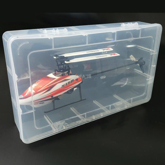 Plastic PP Protective Carry Container Bag For Walkera MINICP SCP XK K110 K123 K124 Wltoys V911S RC Helicopter