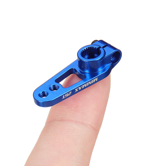 Aluminum Alloy 25T Steering Arm Compatible w/ FUTABA Cherry Blossom D4 Climbing Car RC Airplane