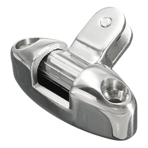 316 Stainless Steel Rubber Pad Marine Grade Boat Swivel Deck Hinge