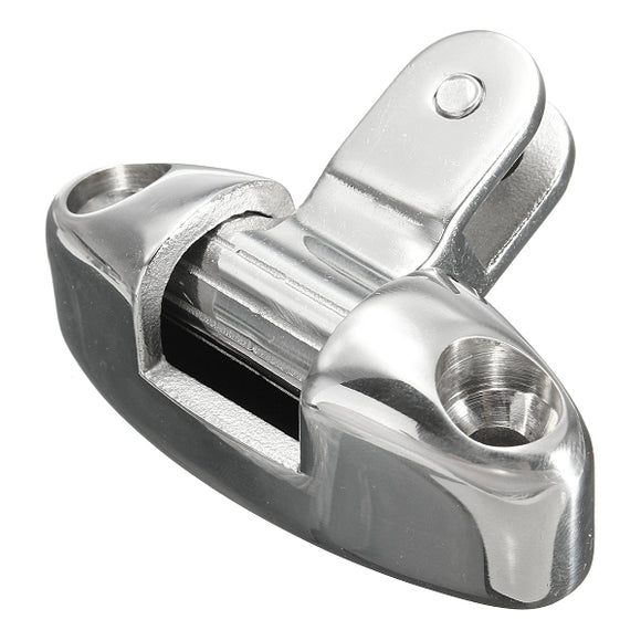 316 Stainless Steel Rubber Pad Marine Grade Boat Swivel Deck Hinge