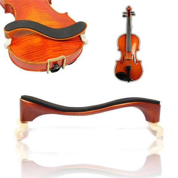 Professional Adjustable Maple Wood Violin Shoulder Rest For 3/4-4/4 Violin