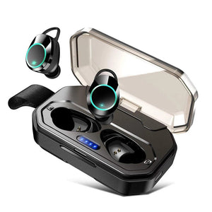 X6 2 in 1 Wireless bluetooth 5.0 Earphone Waterproof Binaural Call Touch Stereo In-ear TWS Headphone With Power Bank