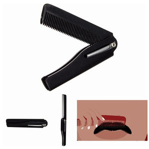 Folding Pocket Mustache Beard Care Maintain Comb