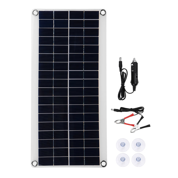 18v 15w 410mm*200mm*3mm Semi-flexible Solar Panel with Cable for Off-road Vehicle Outdoor Working