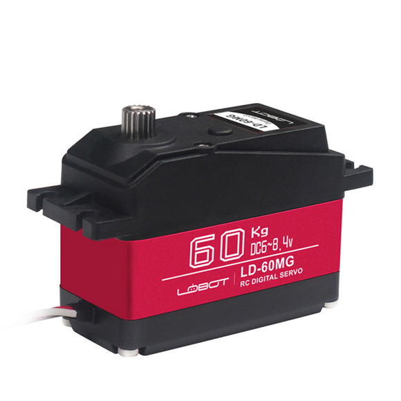 LOBOT LD-60MG 60KG Large Torque 180 Metal Gear Digital Servo For RC Robot RC Car