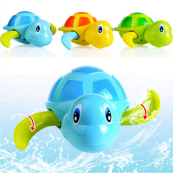 Children Bath Turtle Toys Cartoon Swimming Chain Clockwork Gifts