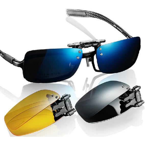 Polarized Sunglasses Roodoon Clip Sun Glasses Night Vision