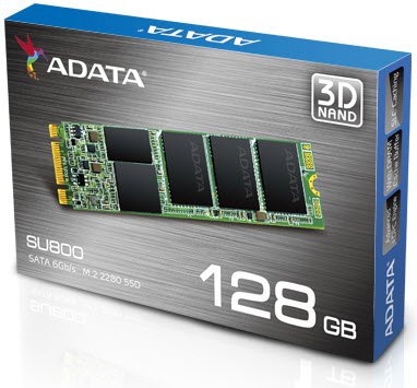 ADATA ASU800NS38-128GT-C SU800 series NGFF ( M.2 ) 3D TLC SSD , 128Gb