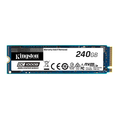 Kingston SEDC1000BM8/240G 240Gb DC1000B series server boot drive - NGFF(M.2) 3D TLC NVMe PCIe (Gen3.0) x4 mode SSD