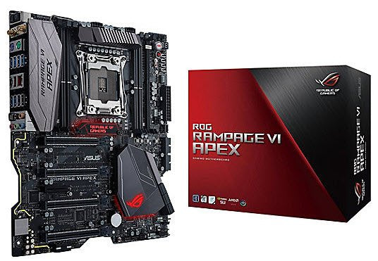 Asus X299 Rampage 6 (vi) Apex : all-in-one LGA2066(kabylake-X) mb