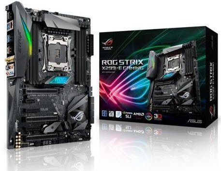 Asus X299 Strix x299-E : all-in-one LGA2066(kabylake-X) mb