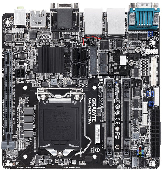 Gigabyte ga-iMB310N iTX with TPM : all-in-one LGA1151(coffee lake) mb