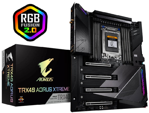 Gigabyte TRX40 Aorus Xtreme + Wifi : AMD sTRX4 ( Threaderipper 3 series only ) mb