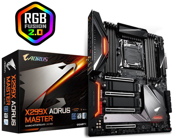 Gigabyte X299X Aorus Master + Wifi : all-in-one LGA2066 ( kabylake-X / cascadelake-X) mb