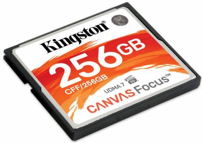 Kingston CFF/256GB , 256GB Canvas Focus Compact Flash