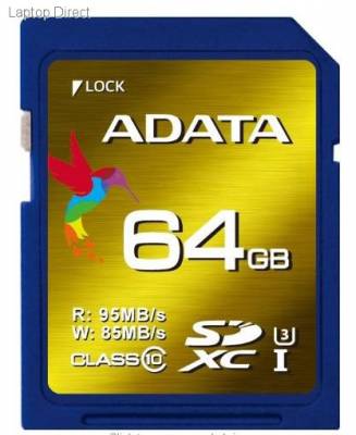 ADATA XPG / V30G ASDX64GXUi3CL10-R / ASDX64GUI3V30G-R 64Gb SDXC ( 24x32x2.1mm )