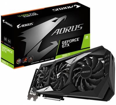 Gigabyte GV-N166TAORUS-6GD - gtx1660Ti Aorus - with Fusion2.0 RGB Lighting