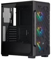 Corsair CC-9011105-WW carbide series 270R Windowed - all blacK - front+bottom dust filters , all steel exterior , dedicated chamber for psu + hdd bay , no psu ( bottom placed psu design )