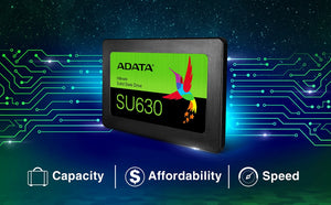 Adata ultimate SU630 240Gb 2.5" SATA6G SSD , 3D QLC with SLC caching + LDPC (Low Density Parity Check) ECC