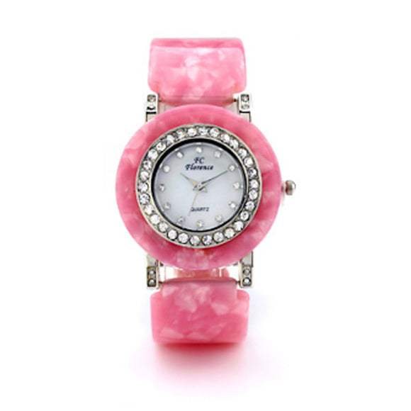 AMST 2388 Elegant Rhinestone Alloy Band Women Analog Wrist Watch