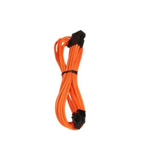 Bitfenix BFA-MSC-8PEG45oK-RP alchemy multisleeved(8) cable - 45cm - 8pin power extension cable for PCi-E vga - Orange