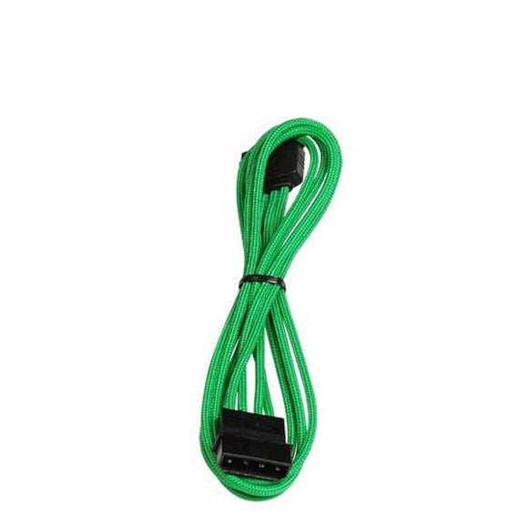Bitfenix BFA-MSC-MSA45KK-RP alchemy multisleeved(4) cable - 45cm - 1x 4pin Molex to 1x SATA power cable - Green