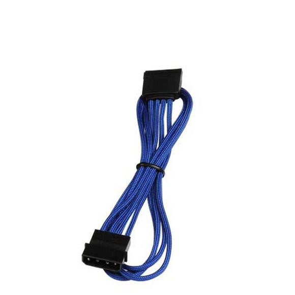 Bitfenix BFA-MSC-MSA45KK-RP alchemy multisleeved(4) cable - 45cm - 1x 4pin Molex to 1x SATA power cable - bLue