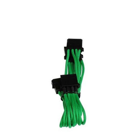 Bitfenix BFA-MSC-M3MGK-RP alchemy multisleeved(12) cable - 60cm - 1x Molex to 3x Molex spliter/extension ( 4pin power ) cable - Green
