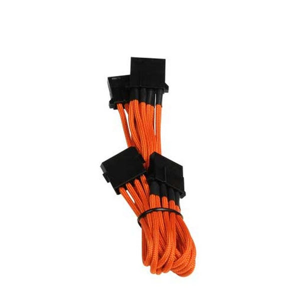 Bitfenix BFA-MSC-M3MoK-RP alchemy multisleeved(12) cable - 60cm - 1x Molex to 3x Molex spliter/extension ( 4pin power ) cable - Orange