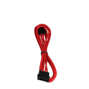 Bitfenix BFA-MSC-MM45RK-RP alchemy multisleeved(4) cable - 45cm - Molex Extension ( 4pin power ) cable - Red